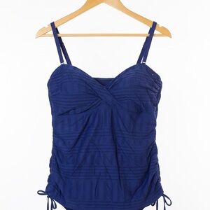 24th & Ocean NWOT Tankini Swimsuit Adjustable Straps Padded Bra